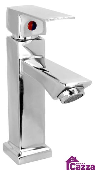 Torneira Banheiro Luxo Quadrada ¼ de volta inox Cromada cod 2810 Menor preço em Torneira Banheiro Luxo Quadrada ¼ de volta inox Cromada cod 2810