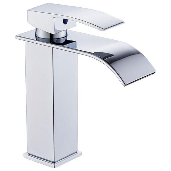 Imagem de Torneira Banheiro Monocomando Cascata Inox 304 Cromada