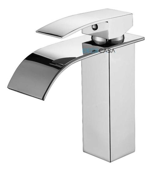 Imagem de Torneira Cascata Baixa Banheiro Slim Monocomando D-6019 A