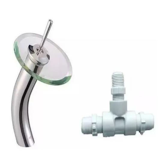 Torneira Cascata Monocomando Copacabana Alta + Kit Água Fria Menor preço em Torneira Cascata Monocomando Copacabana Alta + Kit Água Fria