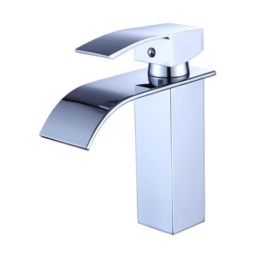 Torneira Cascata Prizi Slider Baixa Monocomando Cromada Menor preço em Torneira Cascata Prizi Slider Baixa Monocomando Cromada