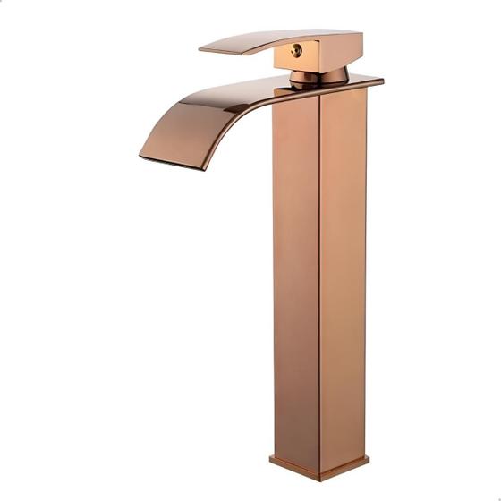 Imagem de Torneira Cascata Slim Misturador Monocomando Alta ROSE