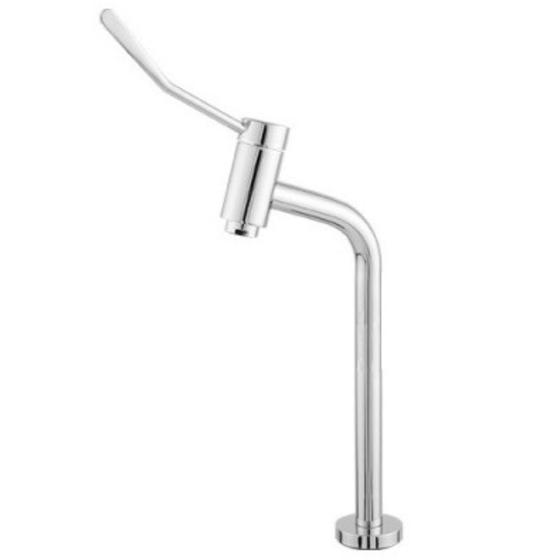 Torneira Clinica Hospitalar Slim Média Bancada Pia Metal Menor preço em Torneira Clinica Hospitalar Slim Média Bancada Pia Metal