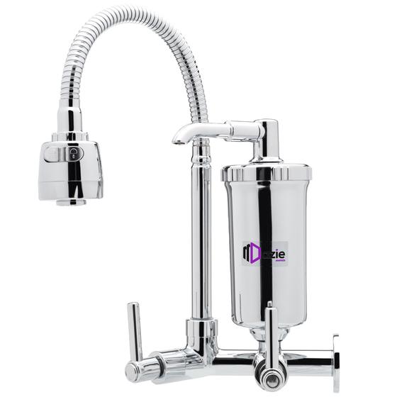 Torneira Com Filtro Cozinha Parede Gourmet Abs – Dazie Metais