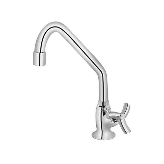 Torneira Cozinha de Mesa Bica Alta 1/4 de Volta Cromada Primor - Docol Menor preço em Torneira Cozinha de Mesa Bica Alta 1/4 de Volta Cromada Primor - Docol