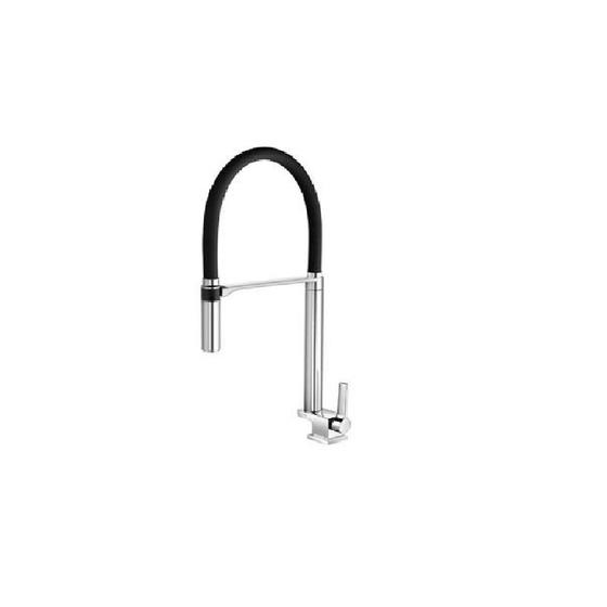 Torneira Cozinha De Mesa Bica Alta Docol Cromada Com Preto Menor preço em Torneira Cozinha De Mesa Bica Alta Docol Cromada Com Preto