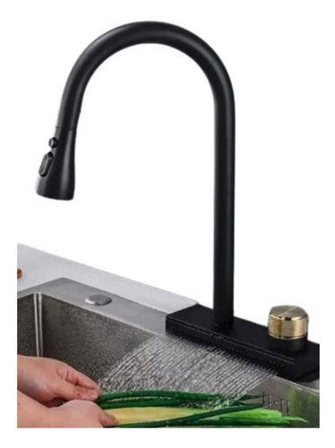 Imagem de Torneira Cozinha Gourmet Luxo Cascata Monocomando Misturador