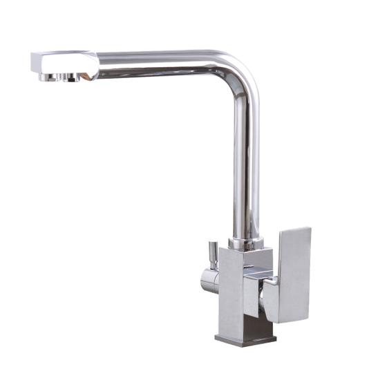 Torneira Cozinha Gourmet Monocomando Bica Dupla Saida para Filtro (Ibiza - Cromo) - iCasa Shop Imagem de Torneira Cozinha Gourmet Monocomando Bica Dupla Saida para Filtro (Ibiza - Cromo)