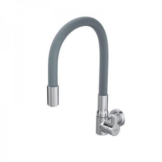 Torneira Cozinha Hydramotion Silicone Parede Cinza Hydra Menor preço em Torneira Cozinha Hydramotion Silicone Parede Cinza Hydra