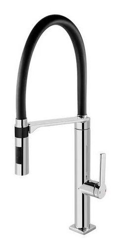 Torneira Cozinha Misturador Monocomando Docol Cromado Preto 00695757 Menor preço em Torneira Cozinha Misturador Monocomando Docol Cromado Preto 00695757