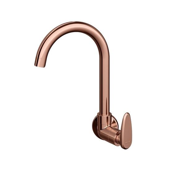 Imagem de Torneira Cozinha Parede Allure Decore Rose Gold Viqua