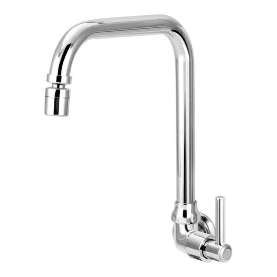 Torneira Cozinha Parede Arejador Bica Móvel Metal C51 é boa?