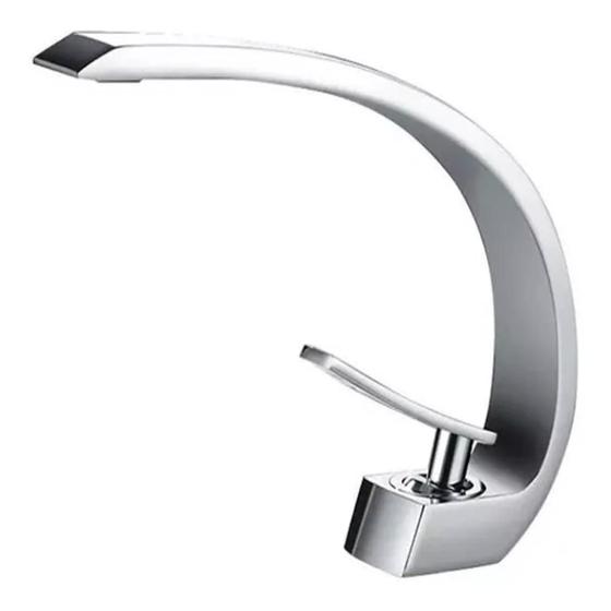 Torneira De Cuba para lavabo Banheiro Monocomando Cromada Luxo Za-106 Menor preço em Torneira De Cuba para lavabo Banheiro Monocomando Cromada Luxo Za-106