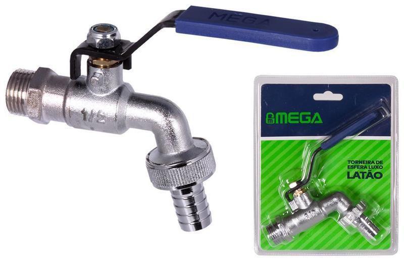 Torneira De Esfera 1/2 Reforçada Mega Importadora - Torneira e ...