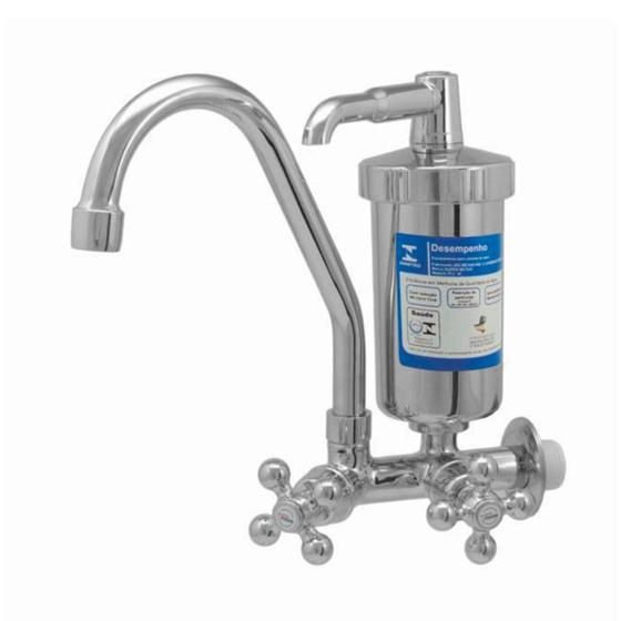Imagem de Torneira de Filtro Cozinha Parede C-33 Metal