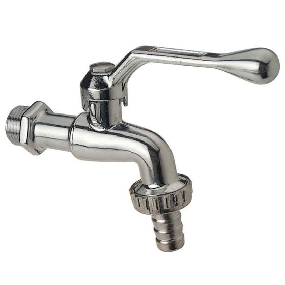 Torneira de jardim esfera com alavanca cromada 1/2" Wog Menor preço em Torneira de jardim esfera com alavanca cromada 1/2" Wog