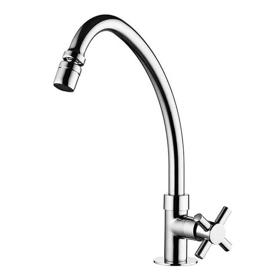 Torneira de Mesa para Cozinha com Bica Móvel Loren Cross 1167 C34 Cromada Menor preço em Torneira de Mesa para Cozinha com Bica Móvel Loren Cross 1167 C34 Cromada
