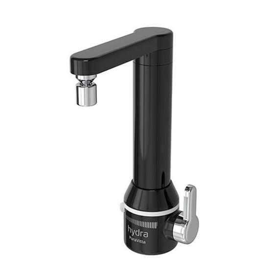 Torneira Elétrica de Bancada Puravitta Preta 220v 5500w - Hydra ...