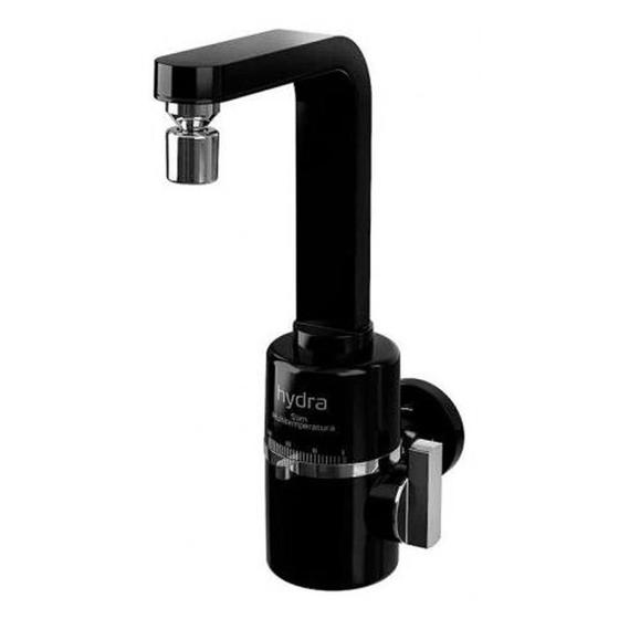 Torneira Elétrica De Cozinha Slim 4t Parede Hydra - Preto Menor preço em Torneira Elétrica De Cozinha Slim 4t Parede Hydra - Preto