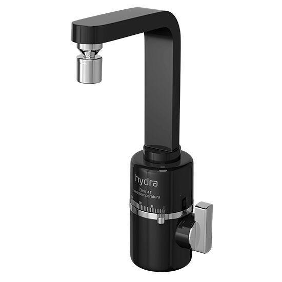 Torneira Elétrica Hydra Slim para Mesa 4 Temperaturas 5500W Preta Menor preço em Torneira Elétrica Hydra Slim para Mesa 4 Temperaturas 5500W Preta