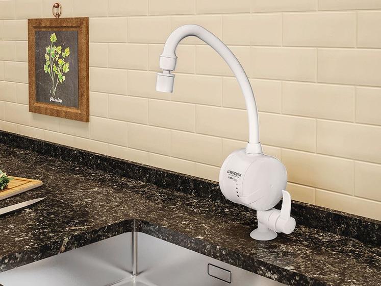 Torneira Elétrica Lorenzetti Loren Easy de Mesa 4800W Branco 127V Menor preço em Torneira Elétrica Lorenzetti Loren Easy de Mesa 4800W Branco 127V