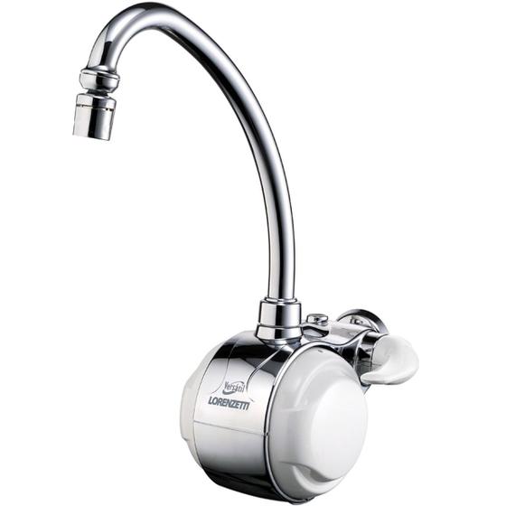 Torneira Elétrica Lorenzetti Para Cozinha Bem Quente de Pia Branco com Cromado 110v 4500w Menor preço em Torneira Elétrica Lorenzetti Para Cozinha Bem Quente de Pia Branco com Cromado 110v 4500w