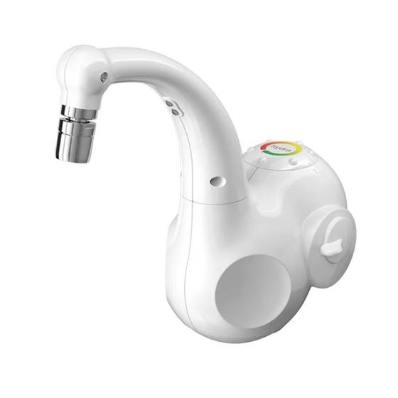 Torneira Elétrica Lumen com Led Parede Hydra Branca 5500w 220v Menor preço em Torneira Elétrica Lumen com Led Parede Hydra Branca 5500w 220v
