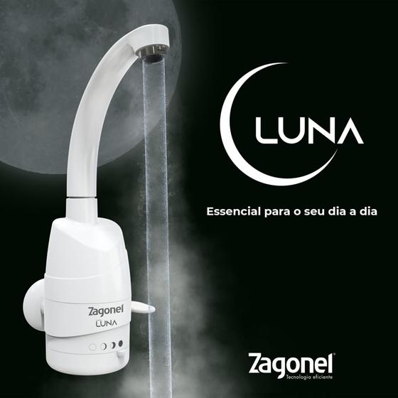 Imagem de Torneira Eletrica Luna 4T - Zagonel  220V parede