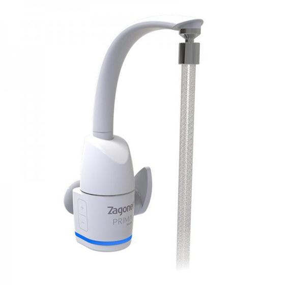 Torneira Elétrica Mesa Parede Prima Touch Zagonel - Branco Menor preço em Torneira Elétrica Mesa Parede Prima Touch Zagonel - Branco
