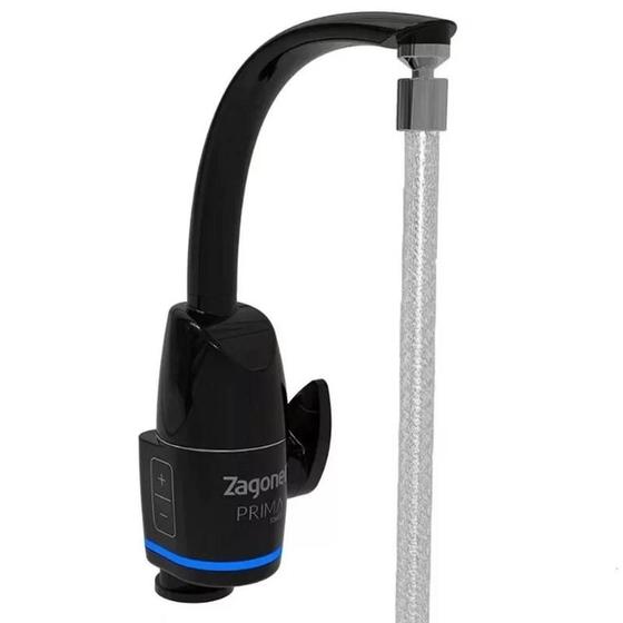 Torneira Eletrônica Par/Banc Prima 5500w 220v Preta Zagonel Menor preço em Torneira Eletrônica Par/Banc Prima 5500w 220v Preta Zagonel