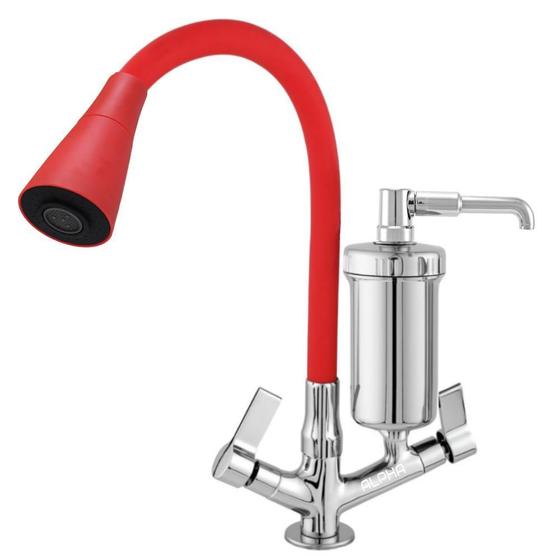 Imagem de Torneira Filtro Cozinha Bancada Gourmet Red 2186 C-65