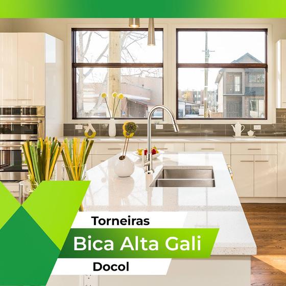 Torneira Gali DOCOL para cozinha bica alta - 801306 Menor preço em Torneira Gali DOCOL para cozinha bica alta - 801306