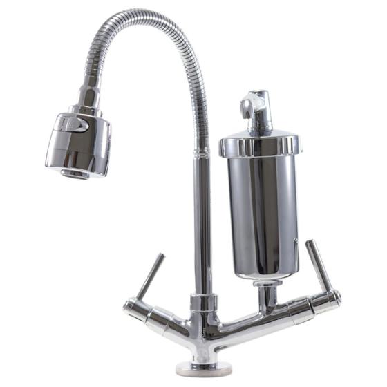 Torneira Gourmet Com Filtro de Pia Mesa Bancada C-51 1/4 Volta Menor preço em Torneira Gourmet Com Filtro de Pia Mesa Bancada C-51 1/4 Volta