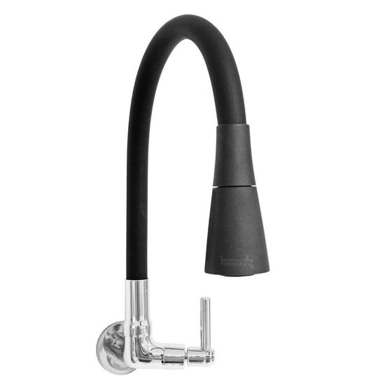 Torneira Gourmet de Cozinha Black Parede Tubo Cone 3388 Menor preço em Torneira Gourmet de Cozinha Black Parede Tubo Cone 3388
