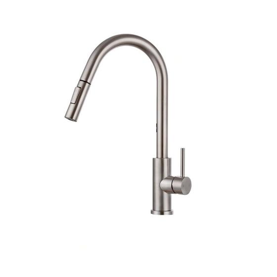 Torneira Gourmet extensível aço escovado com sensor Menor preço em Torneira Gourmet extensível aço escovado com sensor