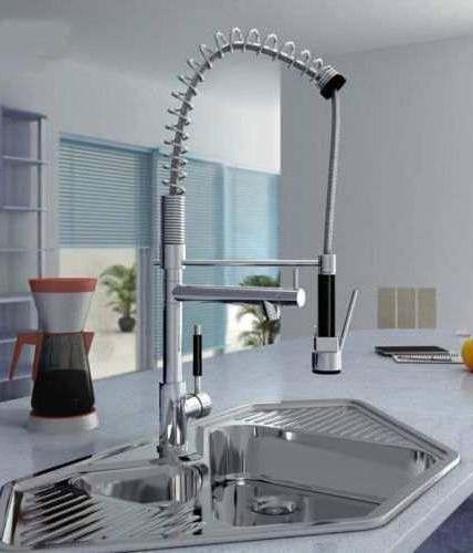 Imagem de Torneira Gourmet Misturador Monocomando 70 cm Alta Com Ducha