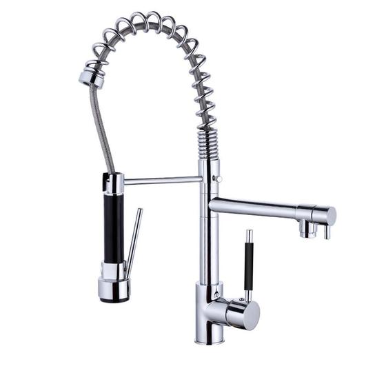 Torneira Gourmet Prizi Cheff 50cm, Bancada, com Spray, Monocomando Menor preço em Torneira Gourmet Prizi Cheff 50cm, Bancada, com Spray, Monocomando