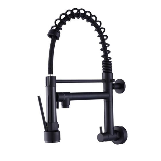 Torneira Gourmet Prizi Cheff Black Parede com Spray Menor preço em Torneira Gourmet Prizi Cheff Black Parede com Spray