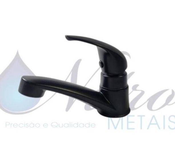 Imagem de Torneira Lavatório Bancada pia cuba para Banheiro Mono Up BLACK
