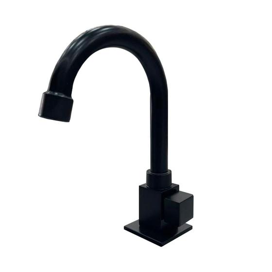Torneira lavatório giratória bancada c-68 - preto Menor preço em Torneira lavatório giratória bancada c-68 - preto