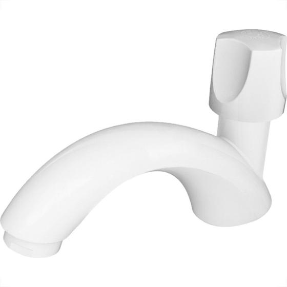 Imagem de Torneira Lavatorio Tigre Abs Orbe Branca 1/2'' - 300000479