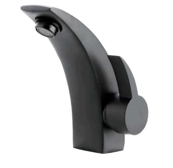 Imagem de Torneira Misturador Monocomando Banheiro Baixa 5058 Preto Luuk Young