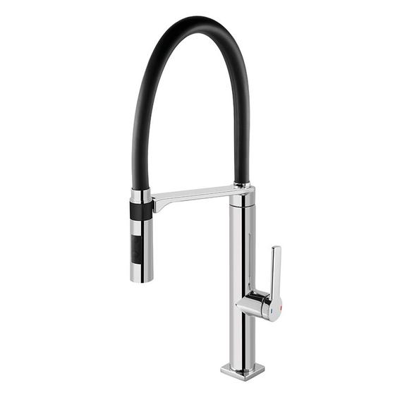 Torneira Misturador Monocomando Docol Doc 695757 de Bancada Cromada / Preta Menor preço em Torneira Misturador Monocomando Docol Doc 695757 de Bancada Cromada / Preta