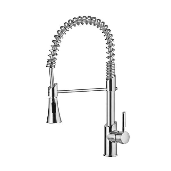 Imagem de Torneira Misturador Monocomando Lorenzetti Lorenkitchen 2266 C76 De Bancada Com Ducha Cromada