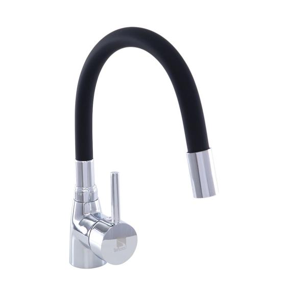 Torneira Monocomando Misturador Silicone Flexível Preta Menor preço em Torneira Monocomando Misturador Silicone Flexível Preta