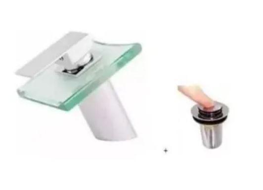 Imagem de Torneira Monocomando Mônaco Bica Baixa + Válvula Click