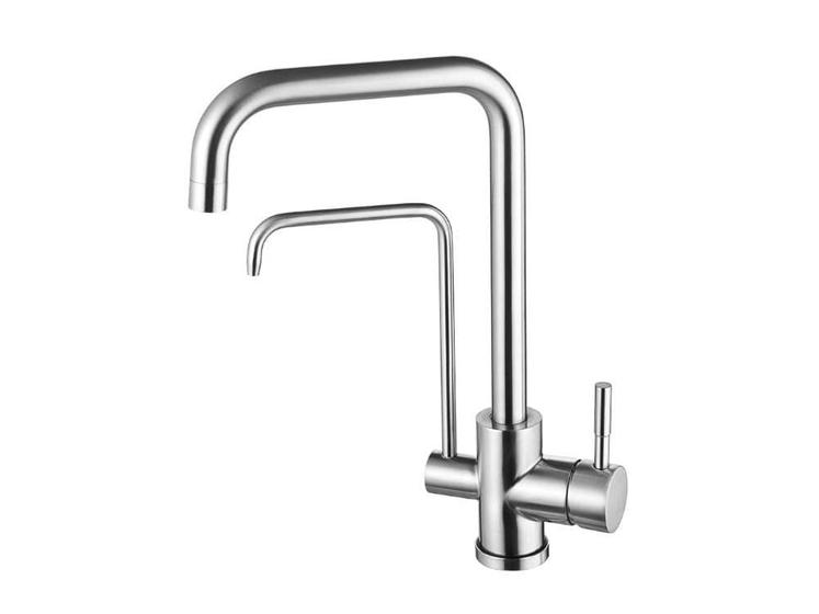 Torneira Monocomando Para Cozinha de Mesa Lorenzetti Com Saída Para Água Filtrada - Inox Menor preço em Torneira Monocomando Para Cozinha de Mesa Lorenzetti Com Saída Para Água Filtrada - Inox