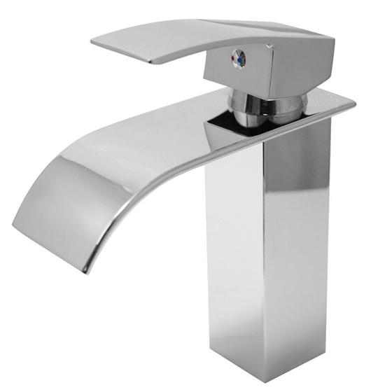 Torneira Monocomando Quadrada Metalica Baixa Dallas 2272 Menor preço em Torneira Monocomando Quadrada Metalica Baixa Dallas 2272