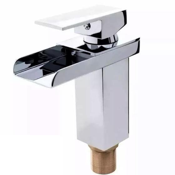 Imagem de Torneira Monocomando Waterfall Cascata Calha Metal Baixa