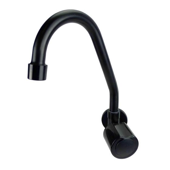 Imagem de Torneira Para Cozinha 100% Metal Bica Móvel Parede 1168 C-40 All Black Cód. 1140